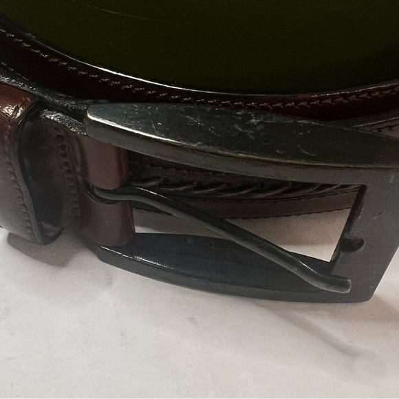 Mezlan Belt Made in Spain Leather Size 38 - Picture 4 of 16